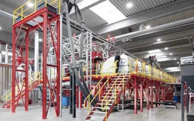 GRAF recicla los plásticos negros utilizando la tecnología de STEINERT