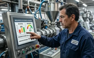 Datos en tiempo real: la clave para reducir hasta 80 % del scrap oculto en la industria del plástico